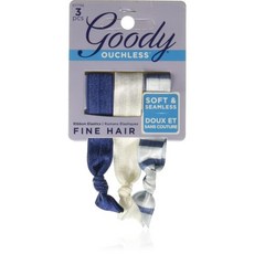 구디 우먼스 아우치리스 리본 엘라스틱 솔리드 블랙 5개입 2956201, 항해