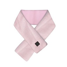 阿瑟3C 石墨烯智能發熱圍巾 USB充電 三檔溫控 可水洗 護頸保暖 附行動電源 玫紅色禮盒款, 玫紅色(禮盒款),附5000mAh行動電源