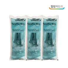 힐링팩토리 국산 고급형 파라핀왁스 민트 아로마 가정용 파라핀 리필 용액 파라핀테라피 단품(낱개), 3개