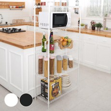 아트박스/가쯔 메탈 주방선반 렌지대 5단600, 블랙, 1개