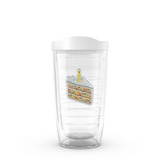 ECLATIS Tervis Birthday Cake Slice OF 오브 Joy 미국산 이중벽 단열 텀블러 상쾌한 여행용 컵 음료를 차갑고 뜨겁게 유지 473.2ml16온스, 16 Ounces