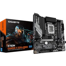 기가바이트 마더보드 B760M 게이밍 X DDR4 GEN5 - 14세대 인텔 코어 프로세서 8+1+1 위상 VRM 최대 3200MHz 2xPCIe 4.0 M.2 2.5 GbE