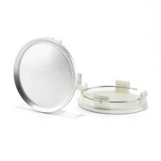 DewFlew 2/4Pcs 외부 74mm/2.91인치 2003-2019 S 클래스 허브 캡 # A1714000125번, 09 2Pcs Silver