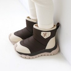 바이시유 키즈부츠 아동 주니어 키즈 털 안감 신발 여아 남아 겨울 부츠 방한화 닉스