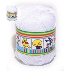 털실(하양-45g)공작 공예 미술준비물 학습용품, 본상품선택, 1개