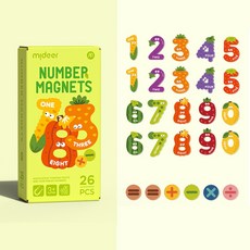 미디어 자석놀이 숫자 자석퍼즐 26P 퍼즐교구, 1개