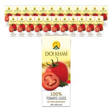 도이캄 착즙 99% 토마토 주스, 200ml, 24개