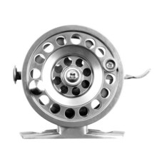 겨울 플라이 피싱 릴 52g(1.83온스) 올 메탈 왼손 5cm(1.95인치) 얼음 낚시 휠 잉어 액세서리 민물 바닷물용 (왼손)_170654