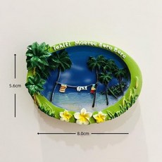 냉장고 자석 프랑스 기념품 여행 파리 선물 프라하, 타히티사랑의섬