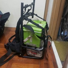 등산지게 지개 하이킹 이동식 목마 등짐 등산 배낭, 샌드 접이식