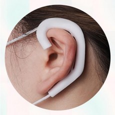소프트 마스크 귀보호 실리콘 컷팅 이어 가드, 기본, 1개, 1개