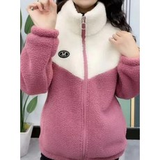 겨울 여성 캐주얼 코튼 코트 두꺼운 벨벳 스탠드 칼라 패딩 재킷 따뜻한 착용감 스타일리시한 외출용 패션 아이템