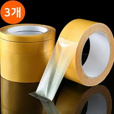 댓츠댓 흔적 없는 초강력 접착 양면 테이프 3cm x 5M, 3개, 투명