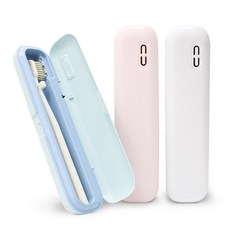 UV 자외선 칫솔살균기 소독기 (건전지 방전시 케이블 상시연결) [ 유비세이프 TS-501L]-건전지 미포함-Made In KOREA!, 화이트