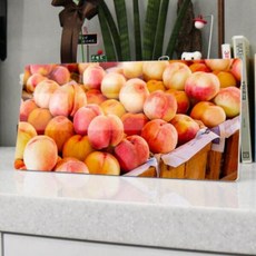 da704-폼아크릴액자38CmX18Cm_복숭아가가득한바구니
