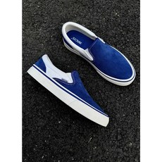 WACKS 藍白AUTHENTIC 滑板鞋, 1個, SLIP ON,43