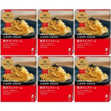 서양식 성게 크림 파스타 소스, 6개, 100g