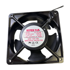 12cm 冷藏風扇(110V/220V)_台製鐵葉片, 黑, FF-0001