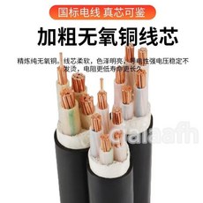 YJV 電力電纜 國標 銅芯線, 1個, 3*10+1*6每米价格
