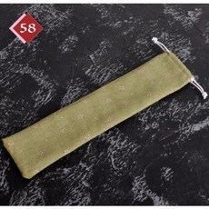 蘭亭百貨 餐具收納袋 餐具袋 日式棉麻收納袋 吸管袋 束口收納袋 吸管收納 餐袋 棉麻和風 交換禮物 環保束口 餐袋, 1個, 58.抹茶小花 - 束口袋款