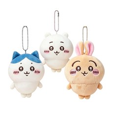 치이카와 인형 키링 3개세트 봉제인형 가방고리 선물, 1개, 3PCS 1, 10cm