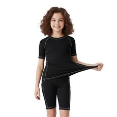 SUB22 아동용 축구 이너웨어 반팔 반바지 상하의 세트