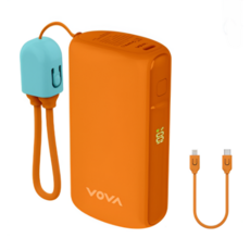 보바 그립 미니 고속충전 보조배터리 빠니보틀에디션 10000mAh, VA-115, 오렌지