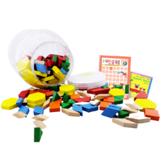 가베가족 원목 패턴블록 초등세트(확장) 패턴블럭, 리치몰 본상품선택