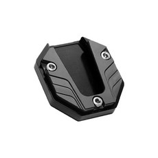 普特汽車精品 機車側柱加大底座 鋁合金 側柱墊 側柱底座 側柱加大 側柱保護套 邊柱【JF0154】, 1個, 黑