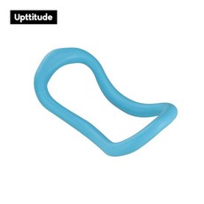 Upttitude 요가링 탄력 스트레칭 라인 등 마사지 젠링 기구 어깨 전신, 1개, TPE 스트레치 요가 링 라이트블루
