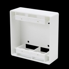 텐텐 PVC 노출BOX 사각 2개용 44MM 120x115 1(개)