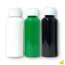 GOS 푸어링 아트 페인트 D세트 50ml x 3색 흰색초록검정 오브제 인형 별매 유아미술활동