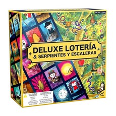 Deluxe Loteria Snakes and Ladders (Serpientes Y Escalera) Loteria 클래식 멕시코 보드 게임 포함, Deluxe Loteria Snakes and Ladd