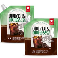 카페스위츠 아메리카노 헤이즐넛 제로 칼로리, 2개, 1.5L