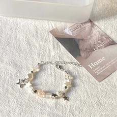 【時尚甜美風】小紅書爆款珍珠星星手鏈女ins小衆設計輕奢高顔值送女友閨蜜禮物