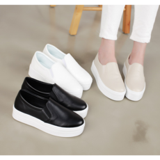 이쁜수작 여성 봄여름 국산 통굽슬립온 4cm굽 CNK 포미