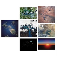 오로라 태풍 운석 우주에서본 지구사진32P 과학수업 우주사진, 1개