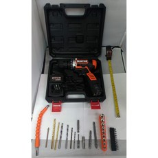 蝦牌 XIAPAI 鋰電鑽 充電電鑽/電動起子/電動工具 16.8V電量顯示一電一充 塑盒工具組, 1個, 16.8V電量顯示一電一充  塑盒工具組