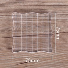 DIY Scrapbooking에 DIY 투명 명확한 앨범 스탬프 블록 사진 인감, 7 5cm