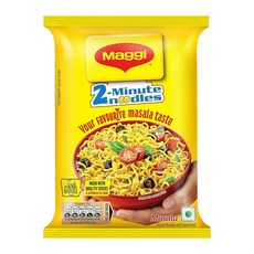 MAGGI 2-Minute Instant Masala Noodles with Iron 70g/75g Pouch, 5개, 70g