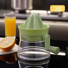 루미브릿지 다기능수동착즙기 스퀴저 레몬 압착기, 1세대 그린, 1개, 1L