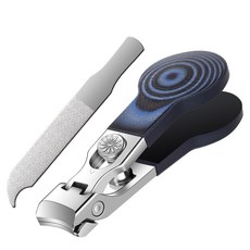 잉그로운 발톱 니퍼 곡선형 칼날 두꺼운 손톱용 스트레이트 블루C, Round Blue a