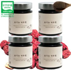 국산 유기농 수제 대추차 대추청 대추고 대추조청 280g 4병, 4개, 1개입