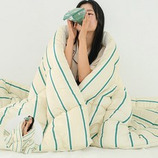 해피니 이불 레트로 시리즈 M2 차렵이불 슈퍼싱글 SS (그린)