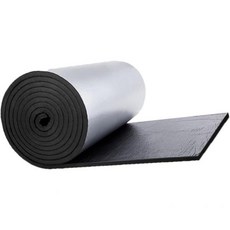 자가 접착 알루미늄 호일 방음 면 단열 매트 두께 5-50mm 지붕 고무 단열 보드 벽 바닥 및 지붕에 사용( 15mm), 15mm Thick, 107.64 Sqft