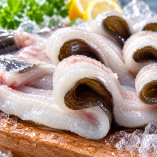 쫄깃담백 통영산 손질 바다장어 소스증정, 1세트, 바다장어 1kg (손질후 650g내외)