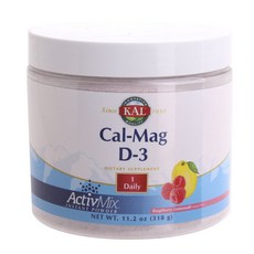 Kal 鈣鎂 D-3 活性混合粉覆盆子檸檬水, 318g, 1個