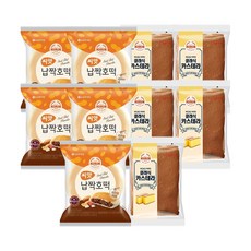 기린빵 씨앗 납짝호떡 97g x5개+클래식카스테라 85g x5개