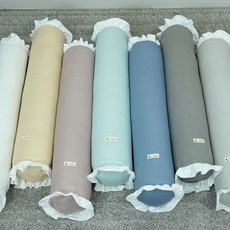 Snoozz 拿鐵身體抱枕枕套 含枕芯, 奶油白