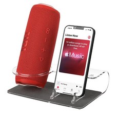 TXEsign JBL Flip 4/JBL Flip 5/JBL Flip 6/Beats Pill+/Bushnell Wingman/iPhone과 호환되는 아크릴 데스크탑 스탠드 홀더, TXEsign JBL Flip 4/JBL 5/JBL 6